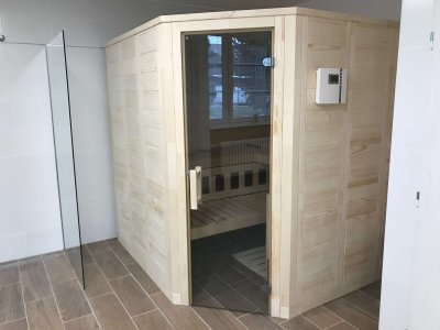 Fínska sauna Wellfun Corner