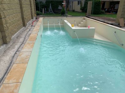 Kombinovaný bazén 10,0 x 4,5 m