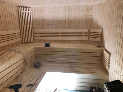 Fínska sauna 2,6 x 2,0 m
