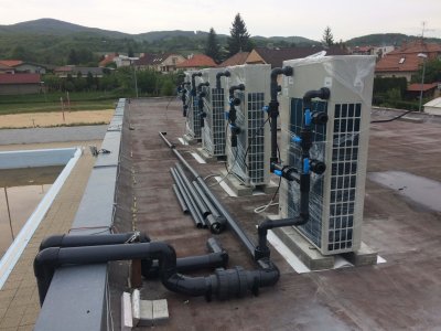 Tepelné čerpadlá 4 x 28 kW