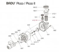 O-krúžok na šróbenie pre čerpadlá Badu Picco a Magic