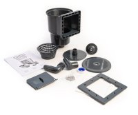 Skimmer pre fóliový bazén vrátane vratnej trysky - antracit