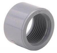 Redukcia krátka D50mm / 1" vnútorný závit