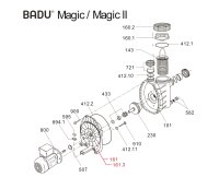 Čelo čerpadla Magic 4/6/8