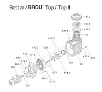 Šrób čela čerpadla Badu TOP ( Bettar )