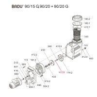 Tesnenie skrutky turbíny Speck Badu Prime 15/20