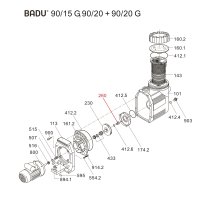 Skrutka turbíny BADU 90/15,20/Delta