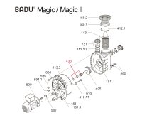 Upchávka k čerpadlám Badu PICCO/MAGIC/ALPHA/BETTAR/ BADU7-13