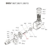 Upchávka k čerpadlám Badu PICCO/MAGIC/ALPHA/BETTAR/ BADU7-13