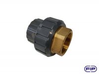 Šróbenie PVC/Mosadz D50 mm - lepenie / vnútorný závit 1 1/2"