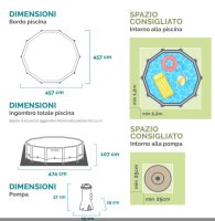 Bazén Intex PRISM FRAME PREMIUM 4,57x1,07m s KF - INTEX