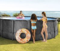 Bazén PRISM FRAME PREMIUM GREYWOOD 5,49x1,22m s KF - INTEX