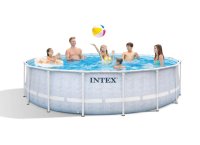 Bazén PRISM FRAME PREMIUM CHEVRON 4,88x1,22m s KF - INTEX