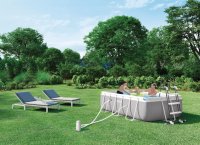 Bazén Intex PRISM FRAME 3,0x1,75x0,8m s KF - INTEX