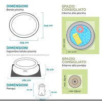 Bazén Easy set 2,44 x 0,61m s KF - INTEX