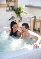 Vírivý bazén PureSpa™ Chevron Bubble Deluxe pre 4 osoby INTEX