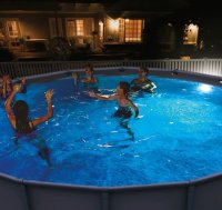 Magnetické LED svetlo na stenu bazéna (100-240 V) - INTEX