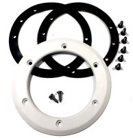 Príruba + tesnenie + skrutky dnovej regulovateľnej trysky