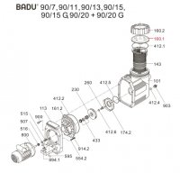 Veko predfiltra Badu 90