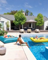 Luxusné nafukovacie lehátko LUXE LOUNGE - 198x157x33cm  INTEX