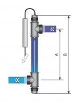 UV lampa Blue Lagoon UV-C s ionizátorom 75W