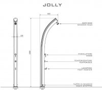 Arkema JOLLY záhradná solárna sprcha 25 L