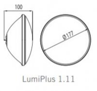 Žiarovka s LED-diódami LumiPlus 1.11 biele svetlo