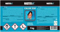 Chlór ŠOK do bazénu MASTERSIL 1 kg