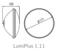 Žiarovka s LED-diódami LumiPlus 1.11 RGB