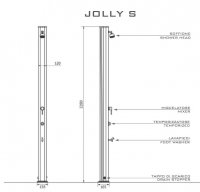 Arkema JOLLY S záhradná solárna sprcha 28 L