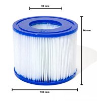 Filtračná vložka pre vírivé vane BESTWAY - 2 ks