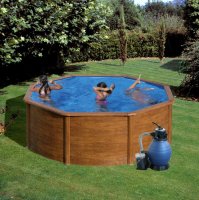 Kruhový nadzemný bazén GRE Pacific 3,5 x 1,2m s pieskovou filtráciou