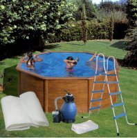 Kruhový nadzemný bazén GRE Pacific 3,5 x 1,2m s príslušenstvom