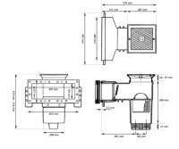 Hayward Skimmer AUTO-SKIM široký pre fóliový bazén