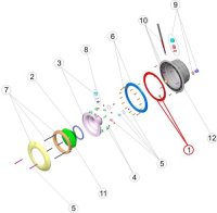 Tesnenie + skrutky k svetlu PAR56 Astralpool