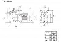 Bazénové čerpadlo Preva 75 - 12 m3/ hod