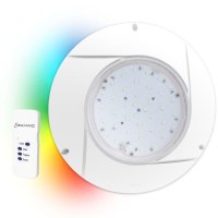 Bazénové ploché LED svietidlo - 16W - RGB