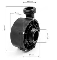 LX WTC50M Čerpadlo jedno-rýchlostné 0.33HP