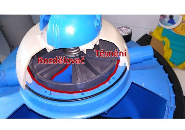 Rozdeľovač s tesnením veka filtrácie ProStar 4 a 6