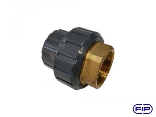 Šróbenie PVC/Mosadz D50 mm - lepenie / vnútorný závit 1 1/2"