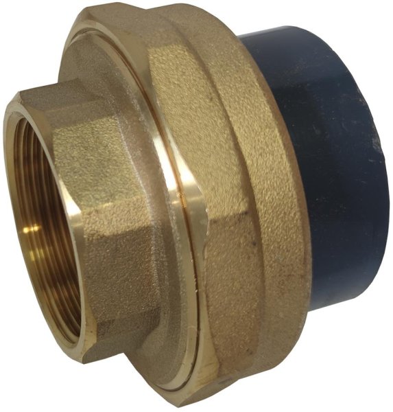 Šróbenie PVC/Mosadz D50 mm - lepenie / vnútorný závit 1 1/2´´