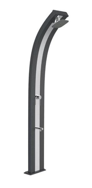 Arkema DADA záhradná solárna sprcha 40 L INOX/ANTRACIT